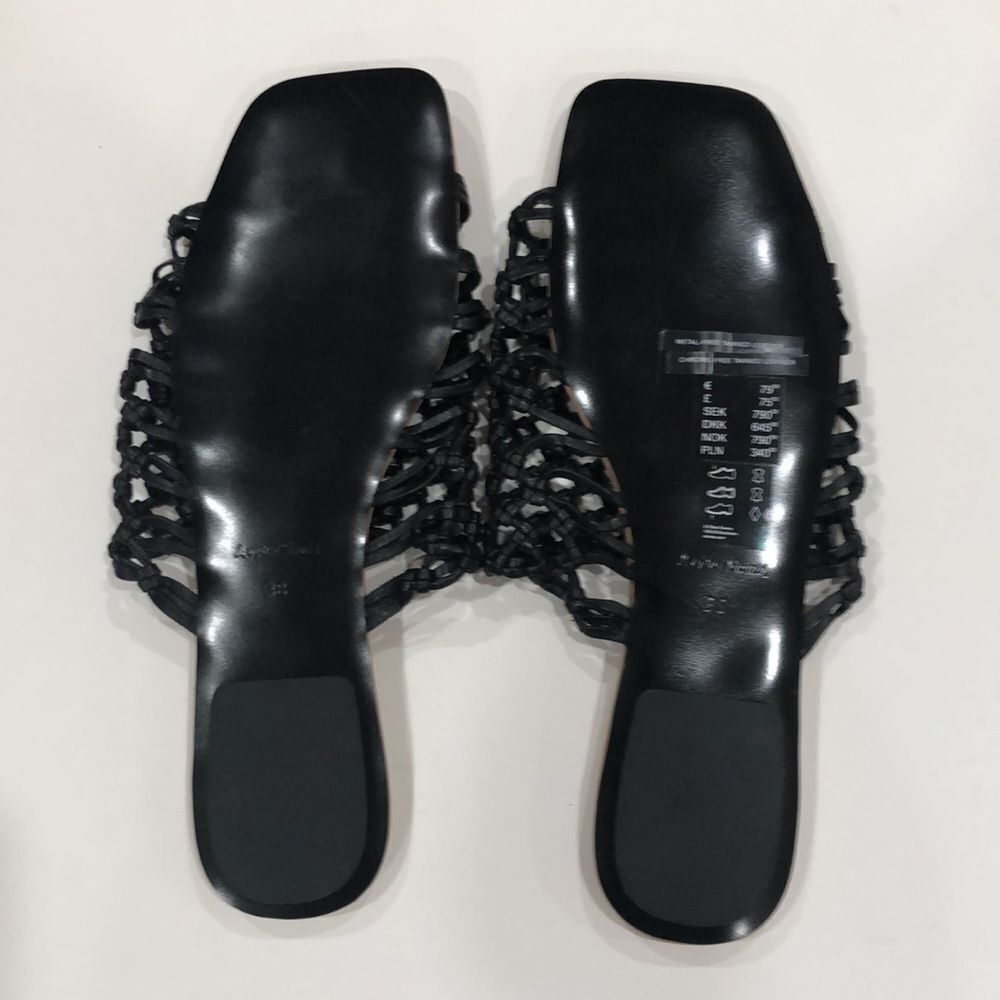 & Other Stories Leather Sandals, Black, Size 7.5 - Picture 6 of 16